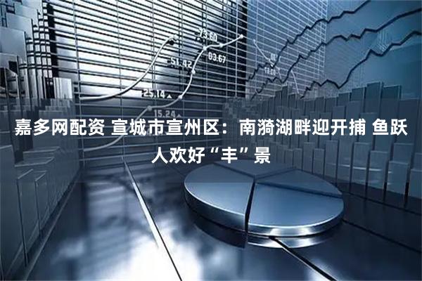 嘉多网配资 宣城市宣州区：南漪湖畔迎开捕 鱼跃人欢好“丰”景
